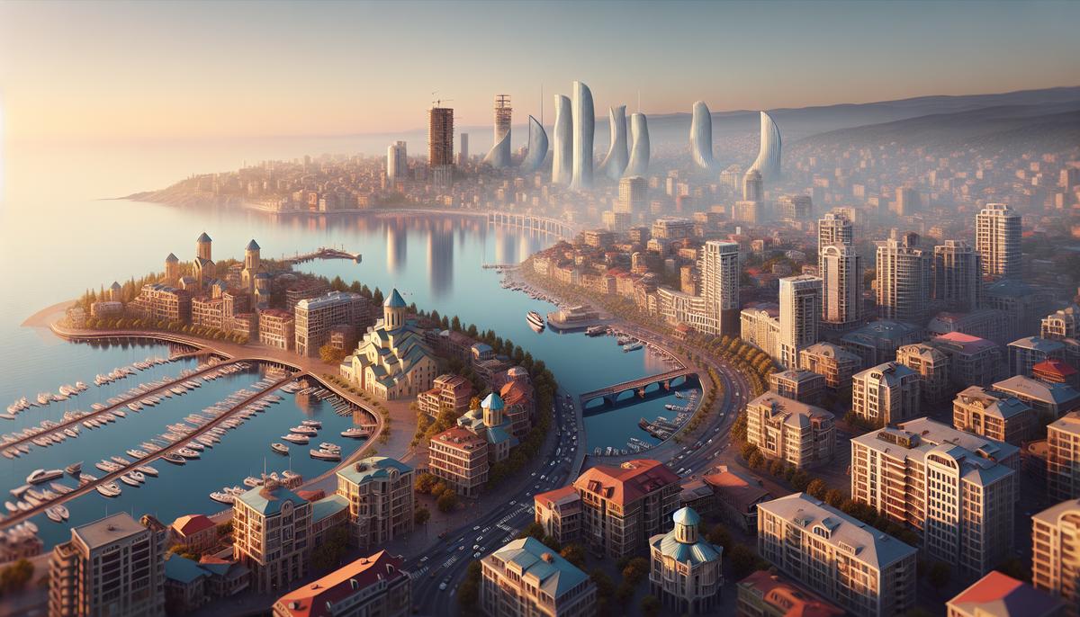 Тбилиси vs Батуми: различия рынка и сценарии инвестора Панорамы Тбилиси и Батуми, виды города