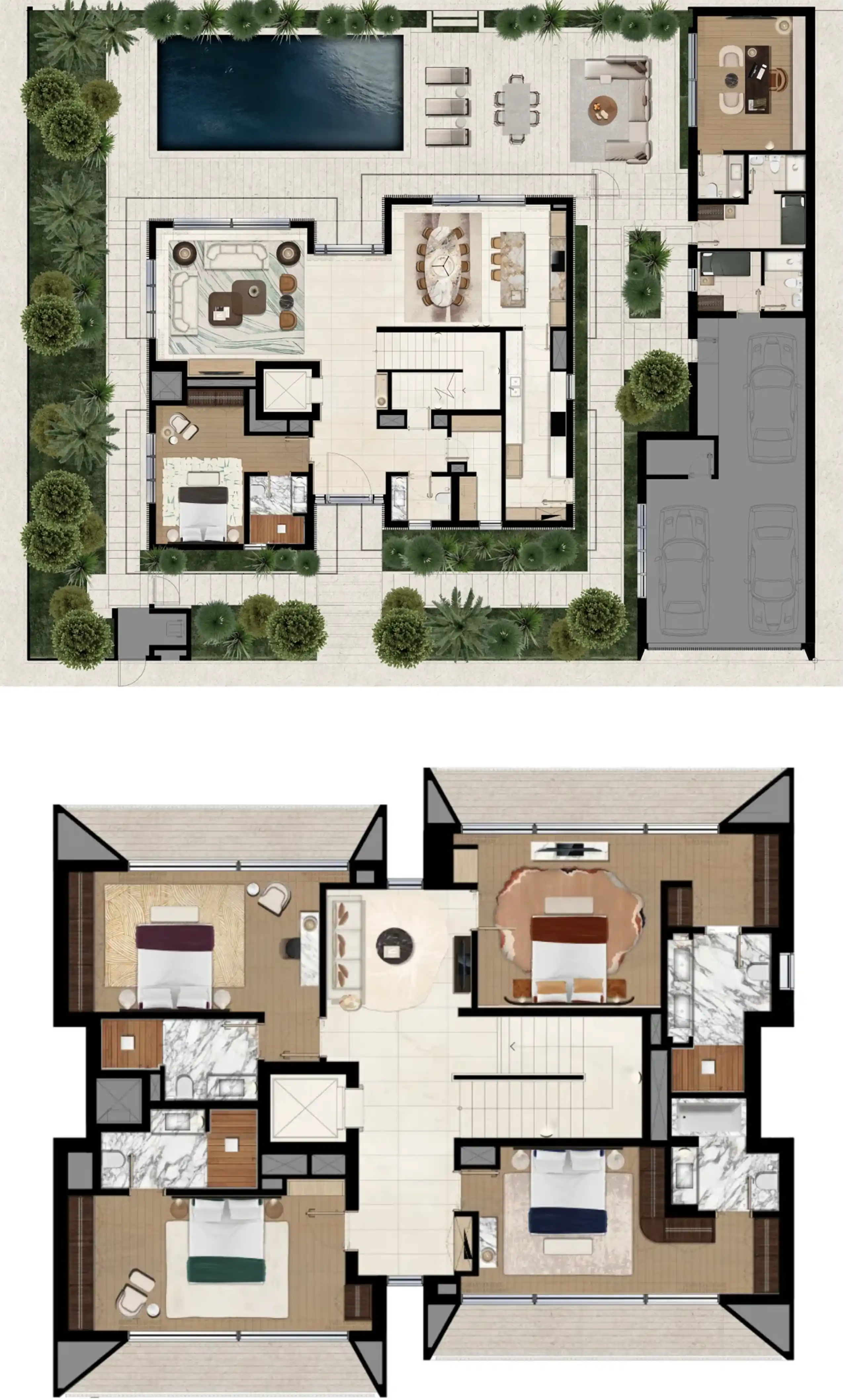 Floor Plans of Eden House Dubai Hills