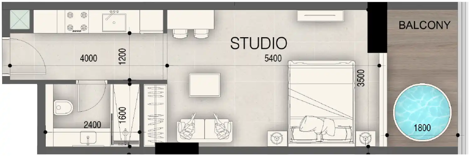 Floor Plans for Peace Avenue in Dubai