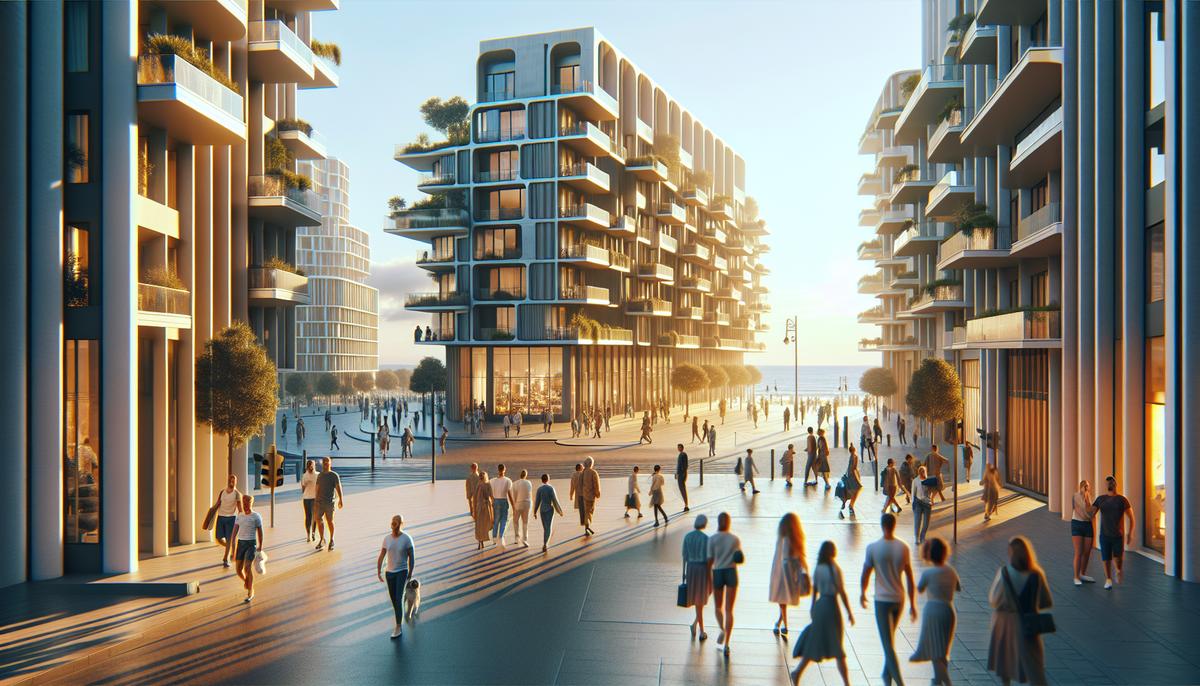 Цены на квартиры в центре Батуми: сравнение микрорайонов и улиц Вид центральной улицы Батуми у моря