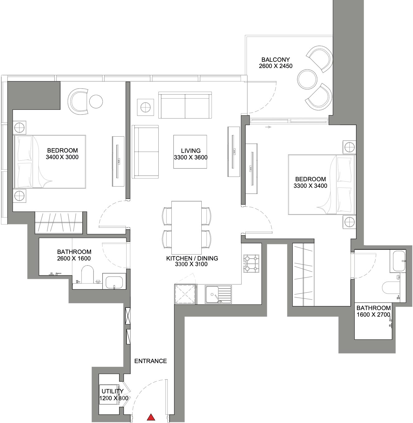 Floor Plans of Sobha Skyscape Aura