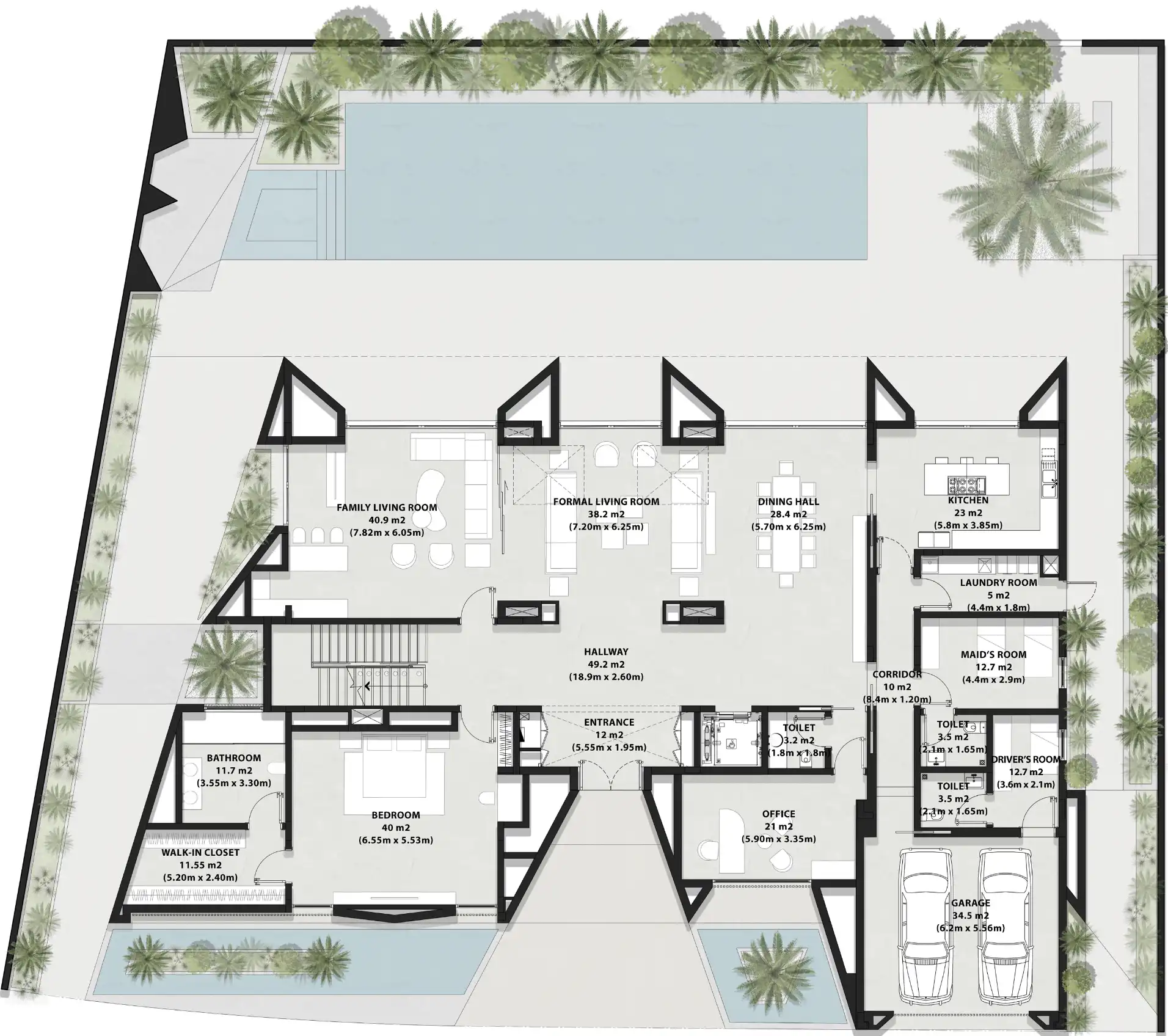 Floor Plans for Al Barari The Nest in Dubai