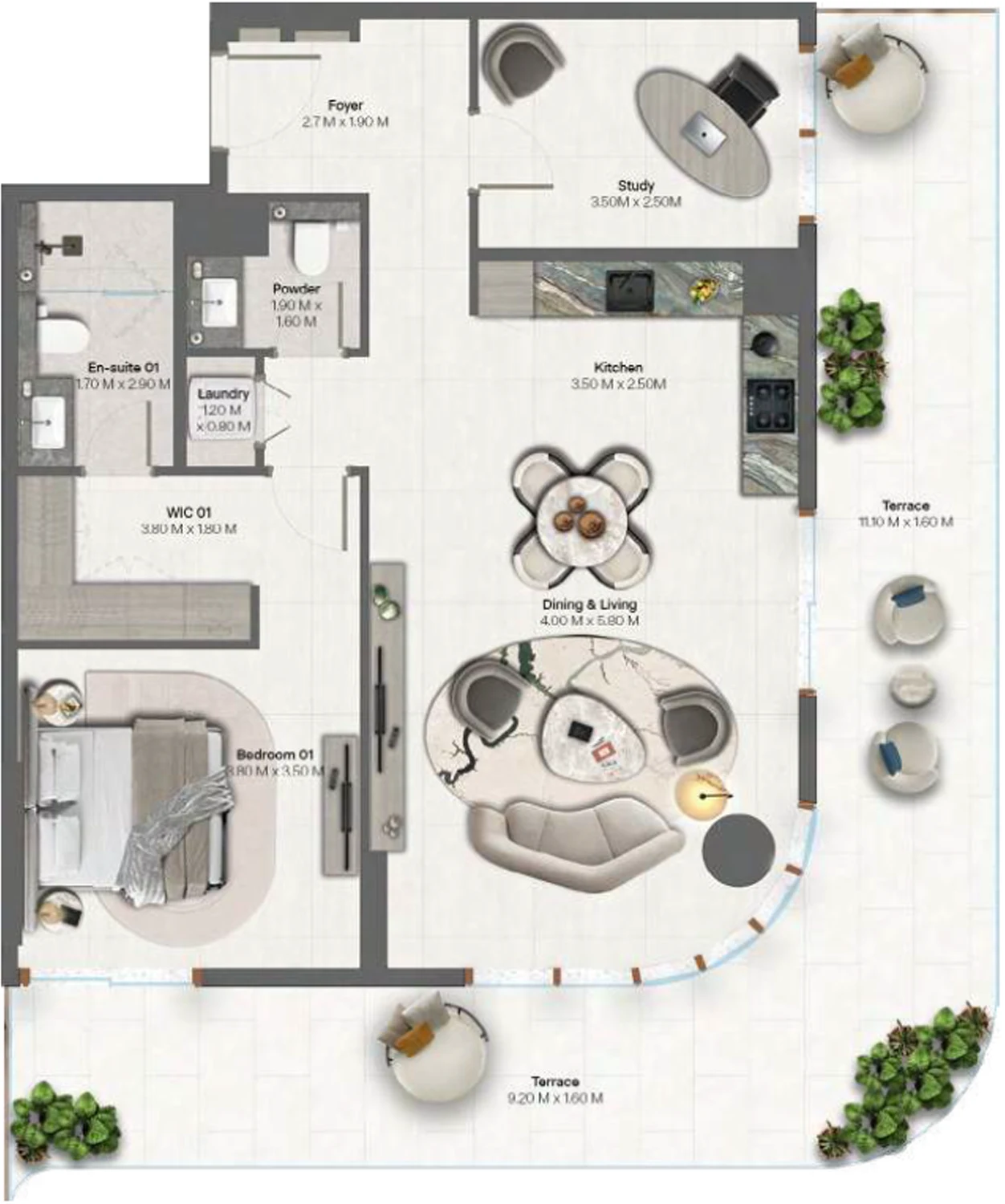 Планировка Hado by BEYOND