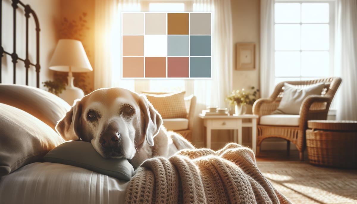 Как пожилой пёс нашёл новую семью и вдохновил других помогать Пожилой собак на мягкой лежанке рядом с волонтёром