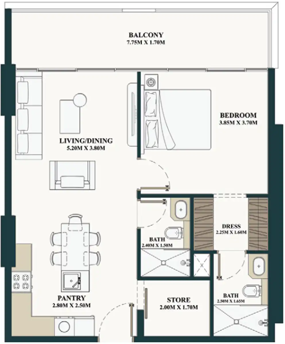 Floor Plans of Belle Vie by Zimaya