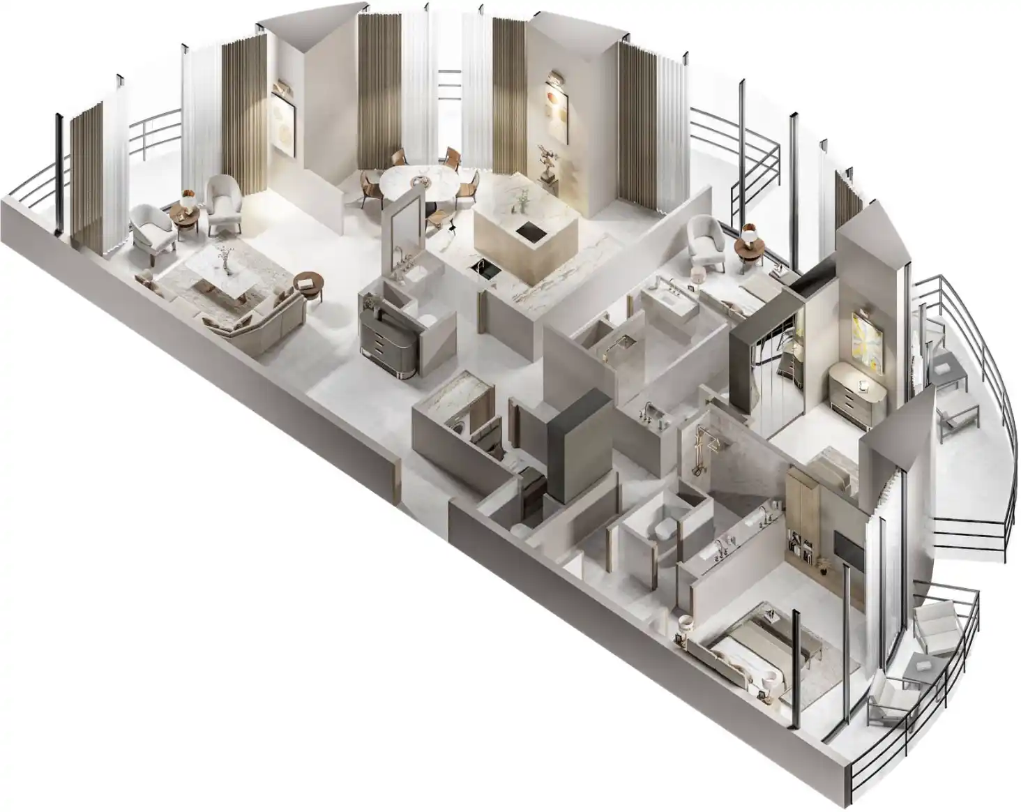 Floor Plans for The Biltmore Residences Sufouh in Dubai