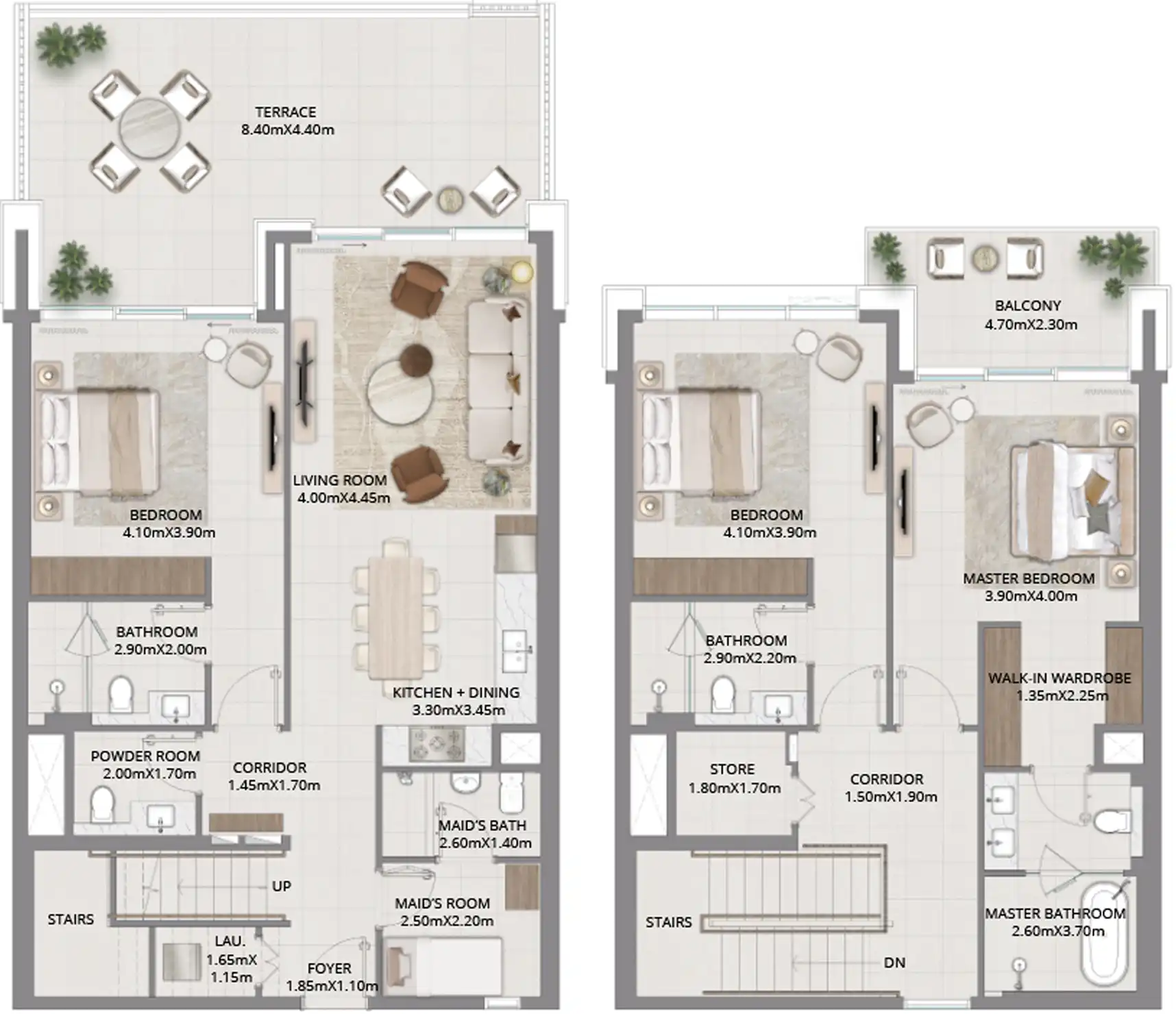 Floor Plans of Emaar Terra Gardens