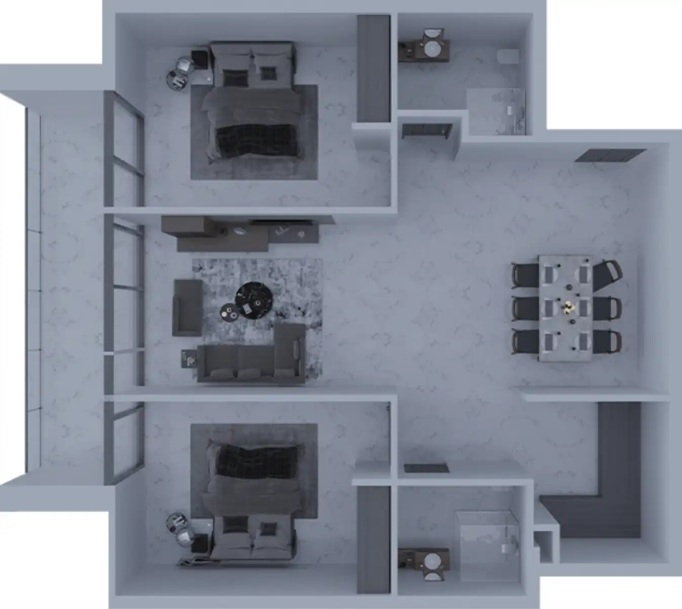 Floor Plans for AG 7even in Dubai