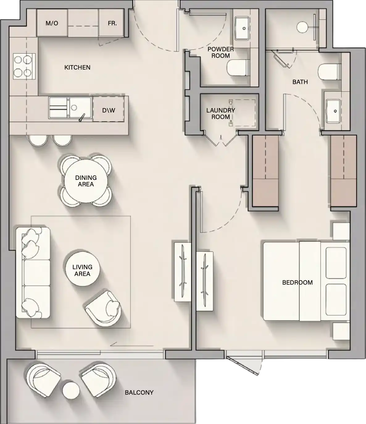 Floor Plans of Ellington The Hillgate