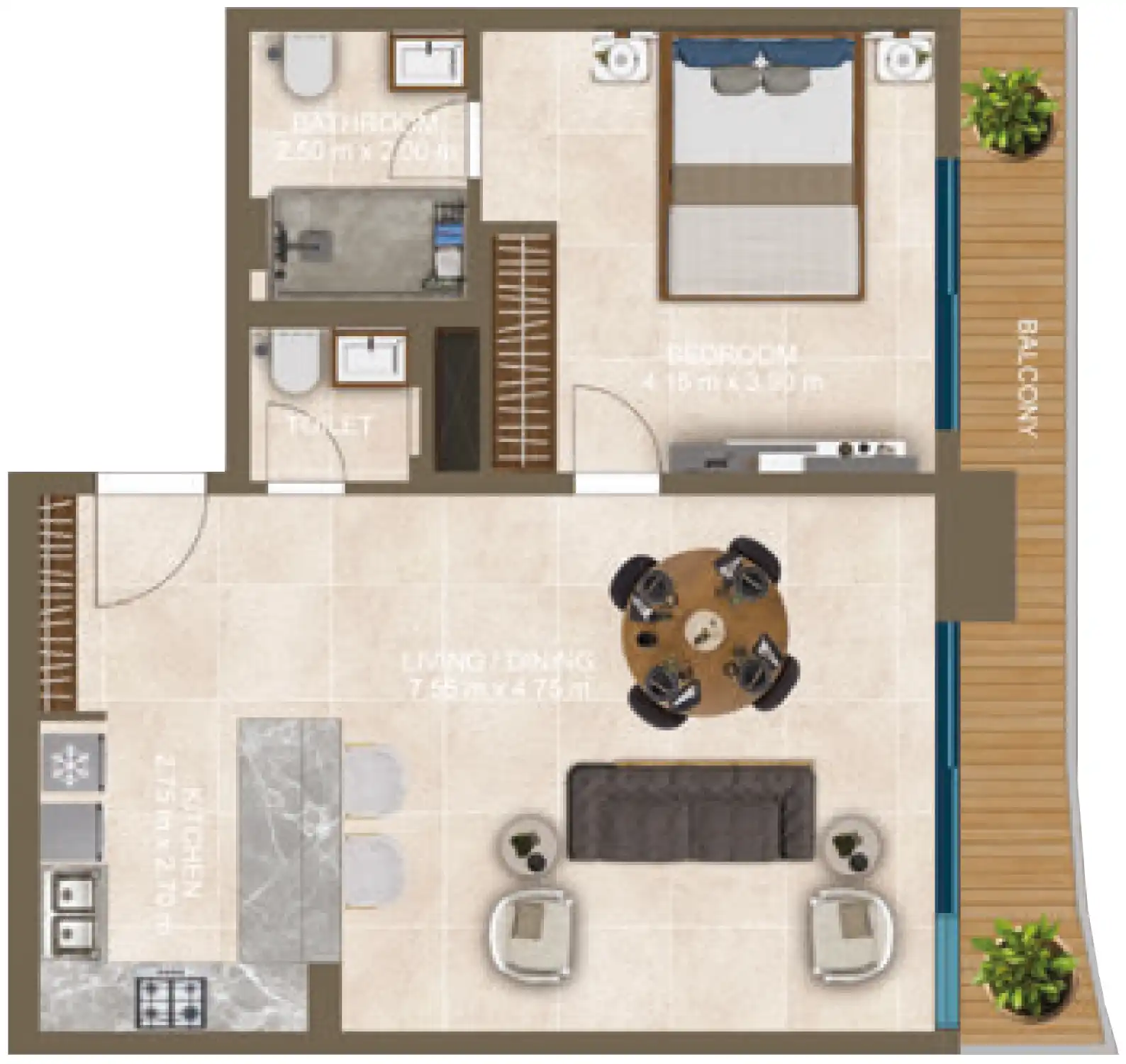 Floor Plans for Nova Tower in Dubai