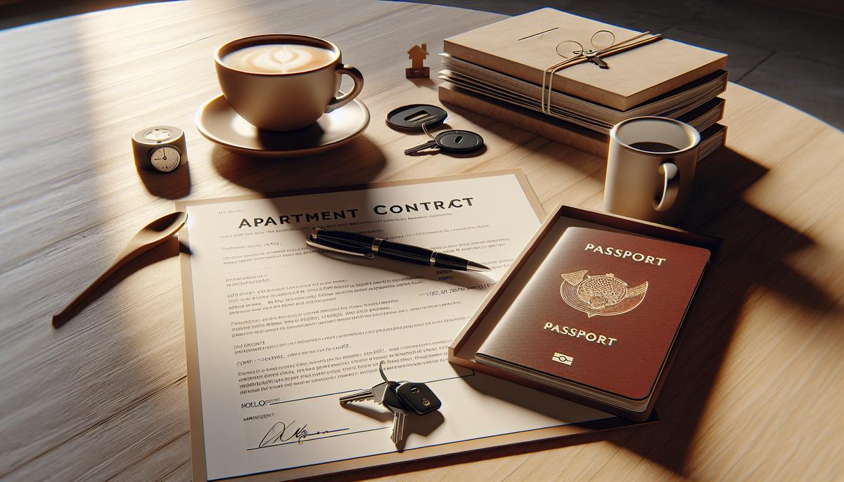 Как получить ВНЖ в Грузии через покупку квартиры Ключи от квартиры и документы на столе