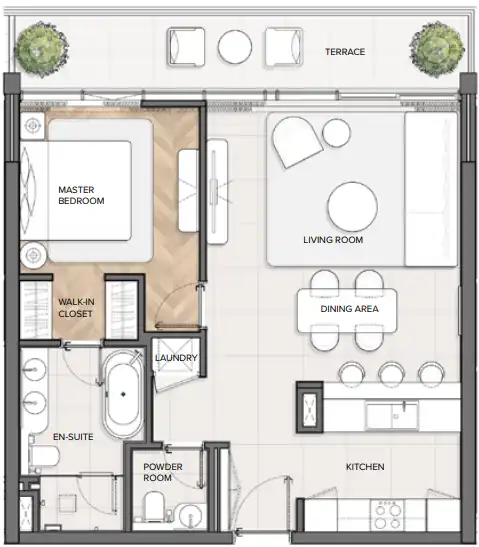 Floor Plans for Residences Du Port Autograph Collection in Dubai