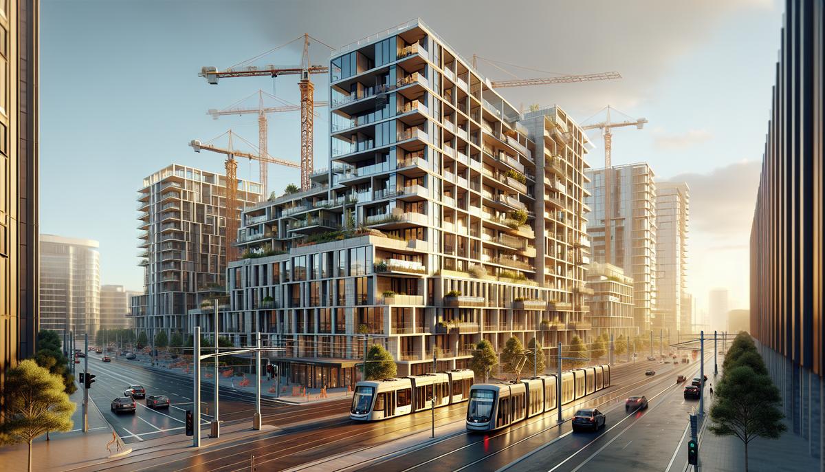 Инвестиции в центре на этапе стройки: когда это оправдано, а когда нет Строящийся дом в центре города