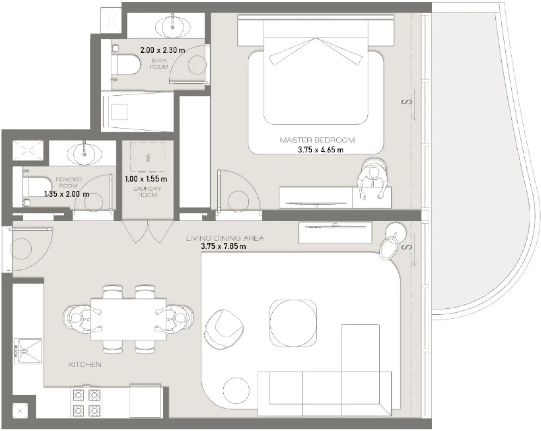 Планировка CDS Wave at Dubai Islands