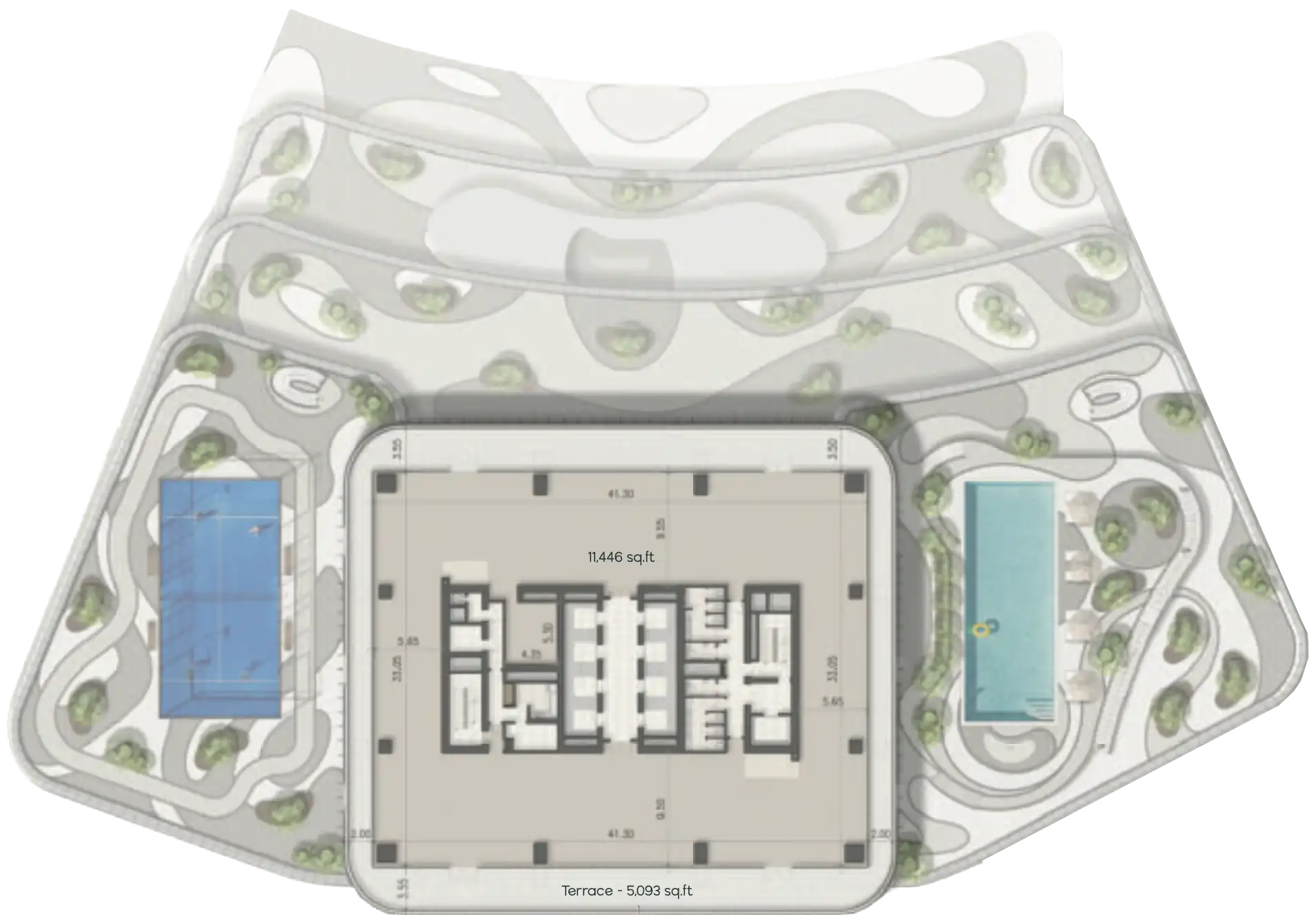 Floor Plans for Radiant Legacy in Abu Dhabi