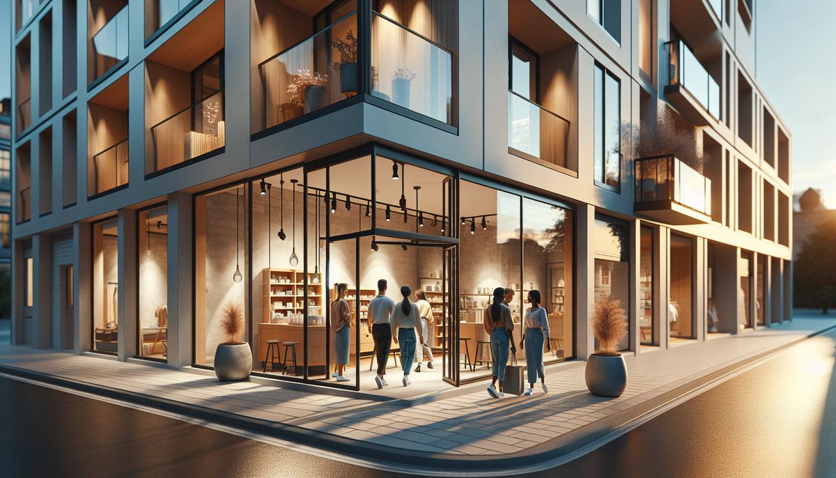 Коммерция на первом этаже ЖК: преимущества и риски Коммерческое помещение на первом этаже дома