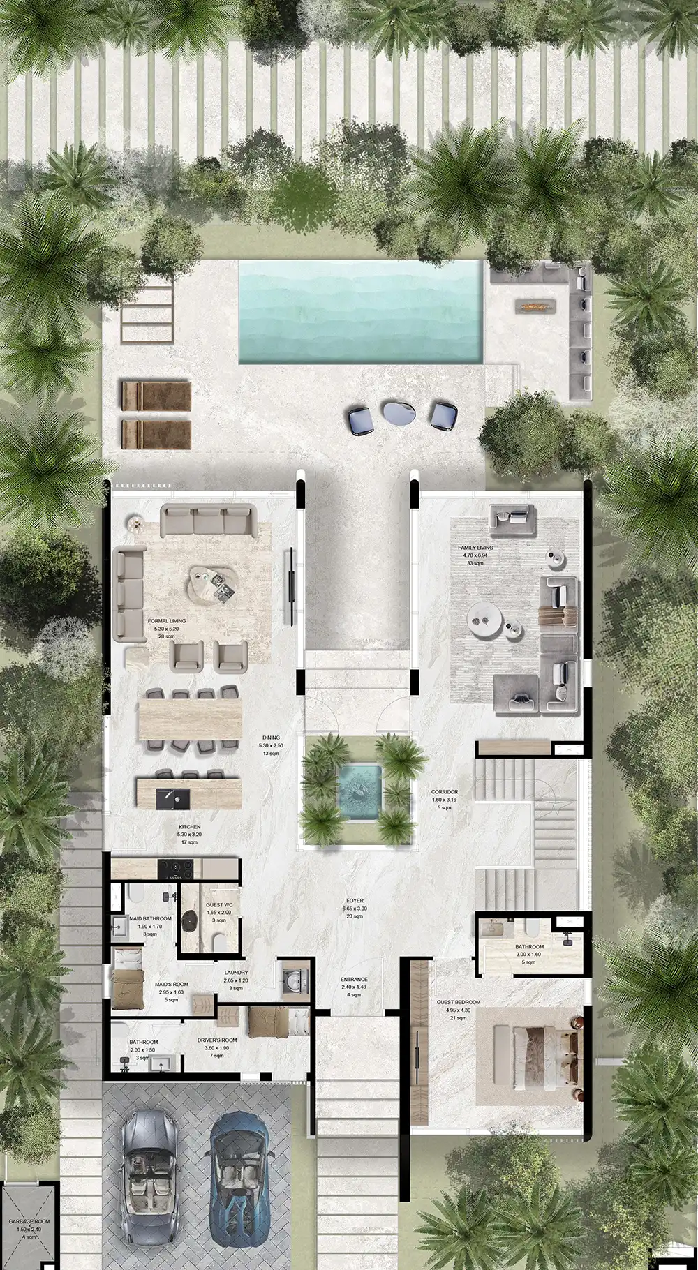 Планировка Manchester City Yas Residences by Ohana