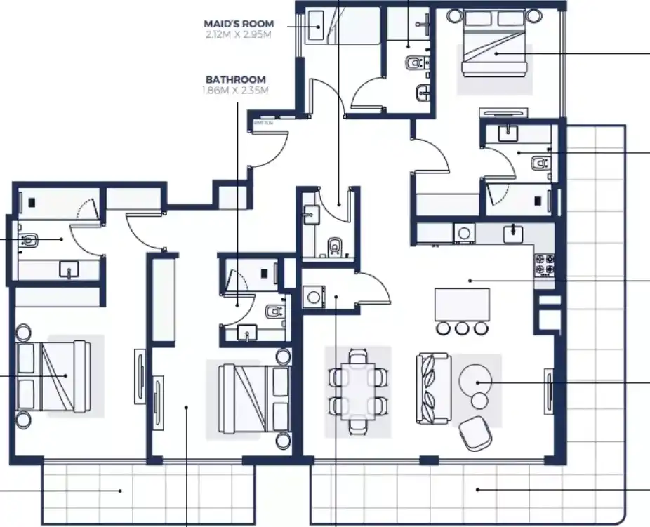 Floor Plans of Adeba Azizi