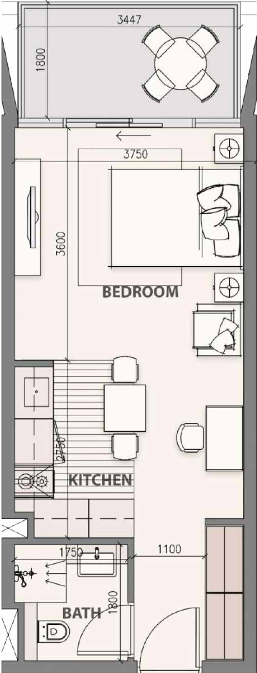 Floor Plans of Iman One Park Central JVC