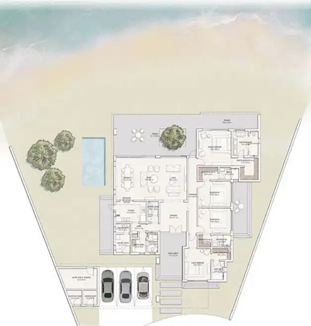 Floor Plans of Eagle Hills Ramhan Island Villas