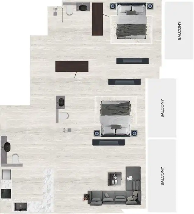 Планировки Auresta Tower by Tiger Properties