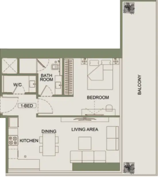 Floor Plans for Binghatti Vintage in Dubai