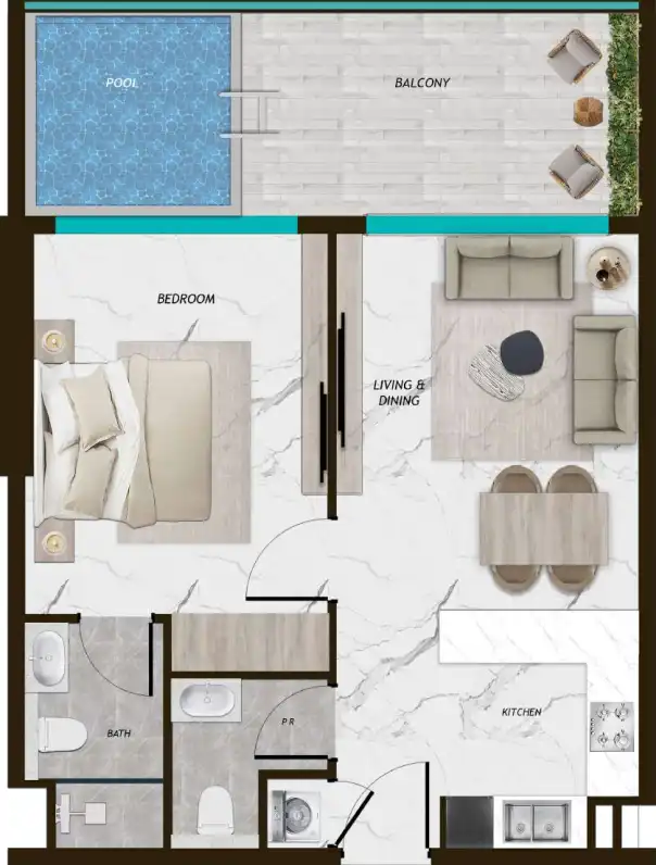 Floor Plans of Samana Parkville