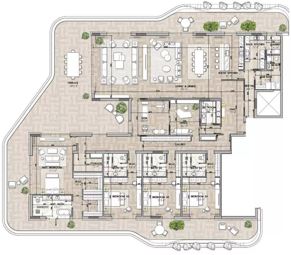 Floor Plans for IMKAN SHA Residences in Abu Dhabi