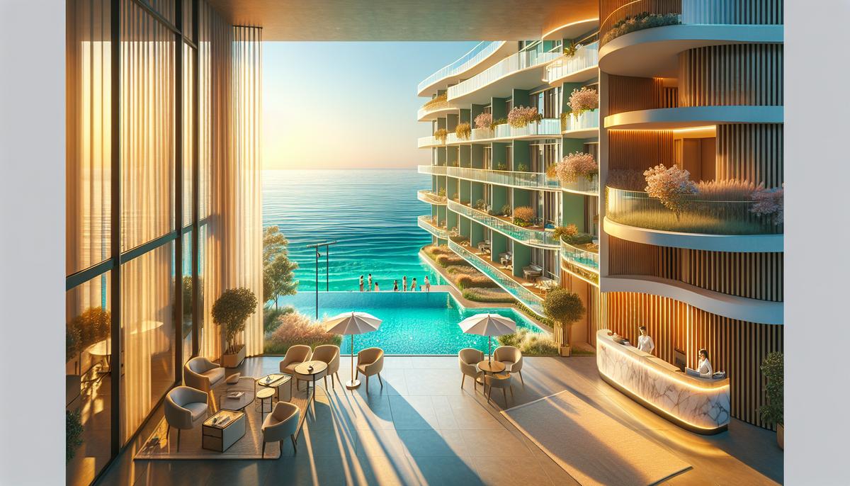 Инвестиции в апарт‑отели в Батуми: практические примеры Апарт-отель у моря в Батуми с балконом и видом на город