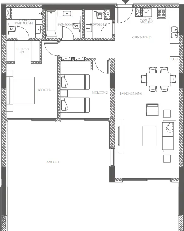 Планировки Creekside Residence at Al Zorah City