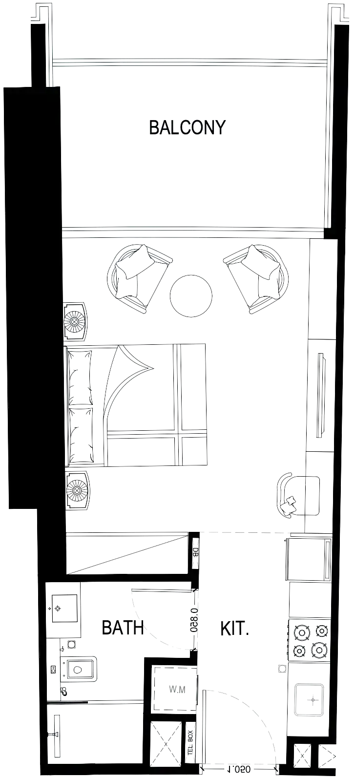 Floor Plans of Binghatti Skyrise