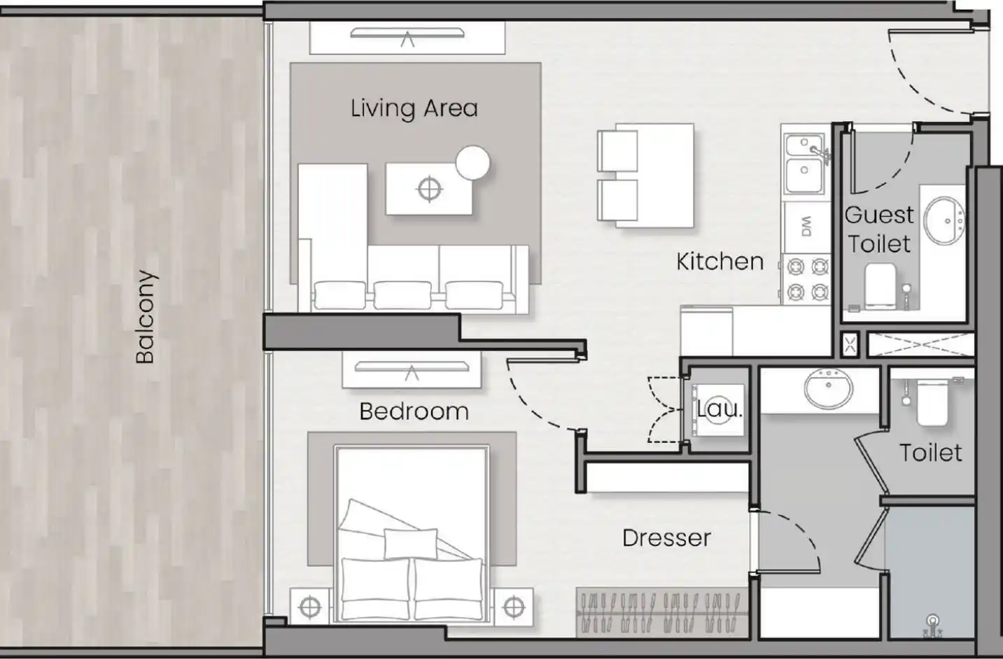 Floor Plans of Havelock Heights JVC