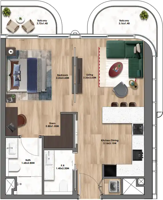 Floor Plans of Velos Residence