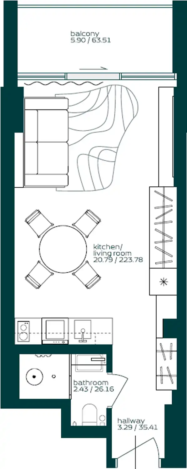 Планировки Vibe by Arsenal East