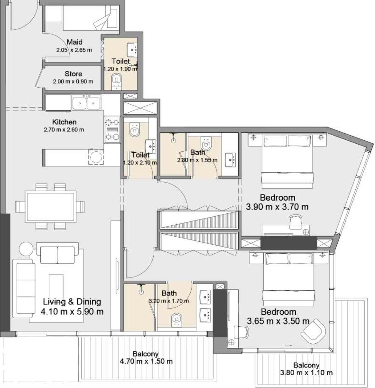 Floor Plans of IGO Azura Residences