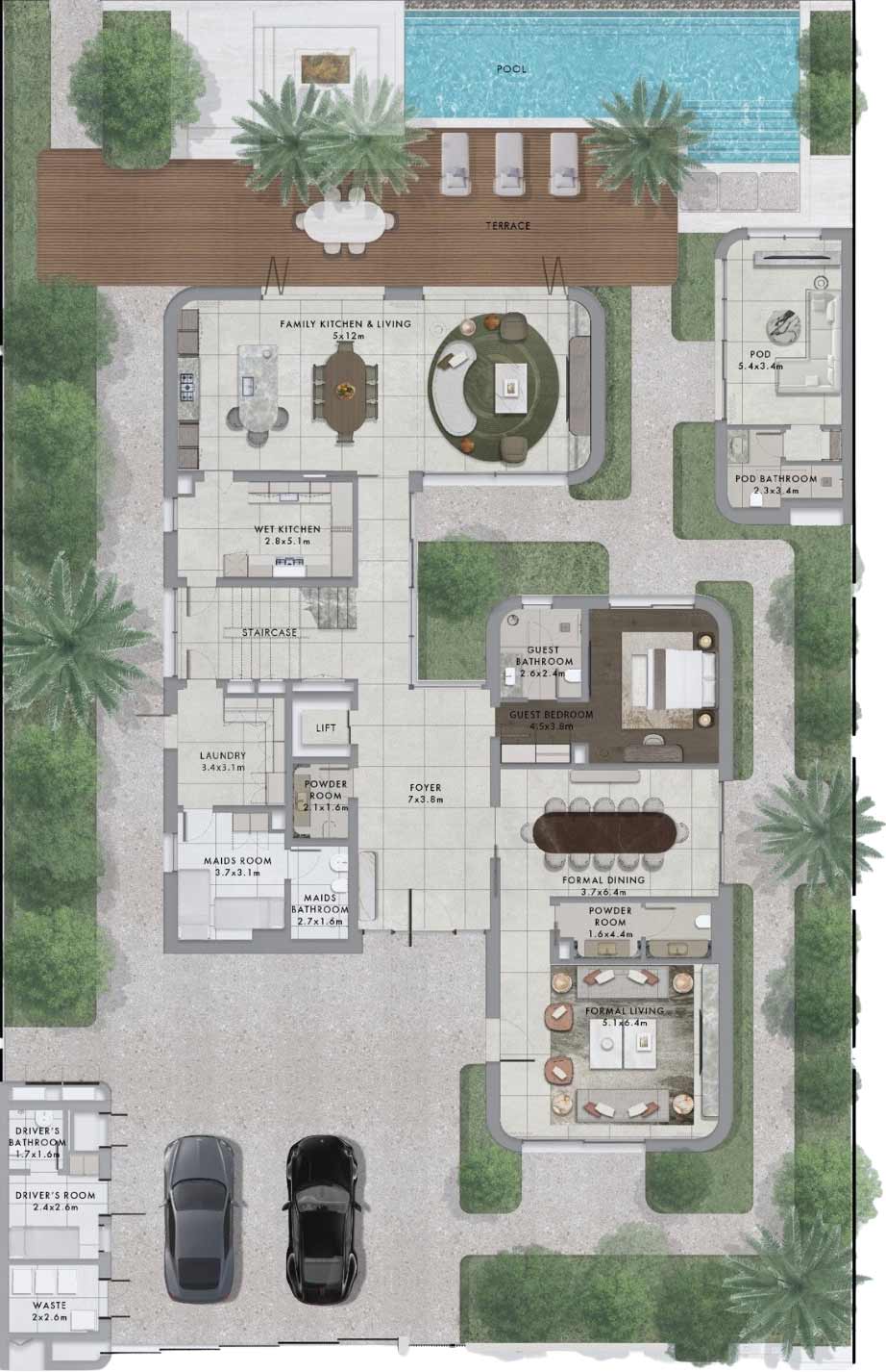 Floor Plans of Aldar Yas Riva