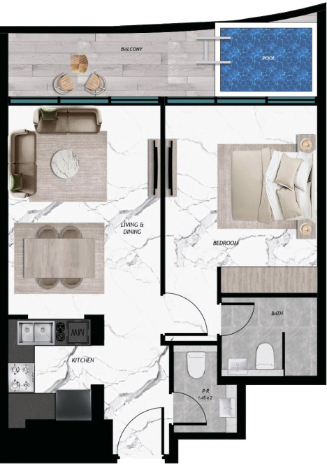 Floor Plans of Samana Barari Views