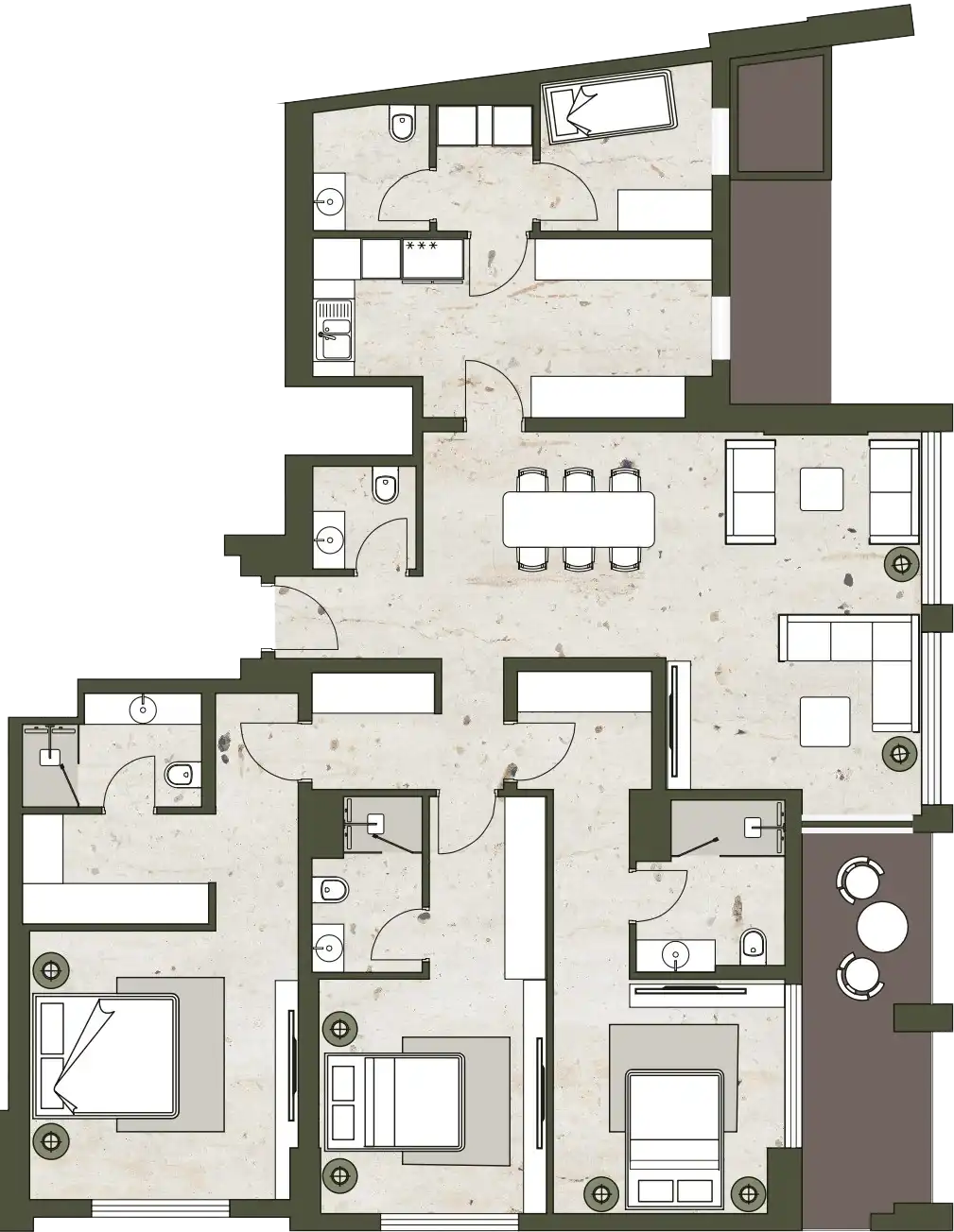 Floor Plans for Aria Heights in Dubai