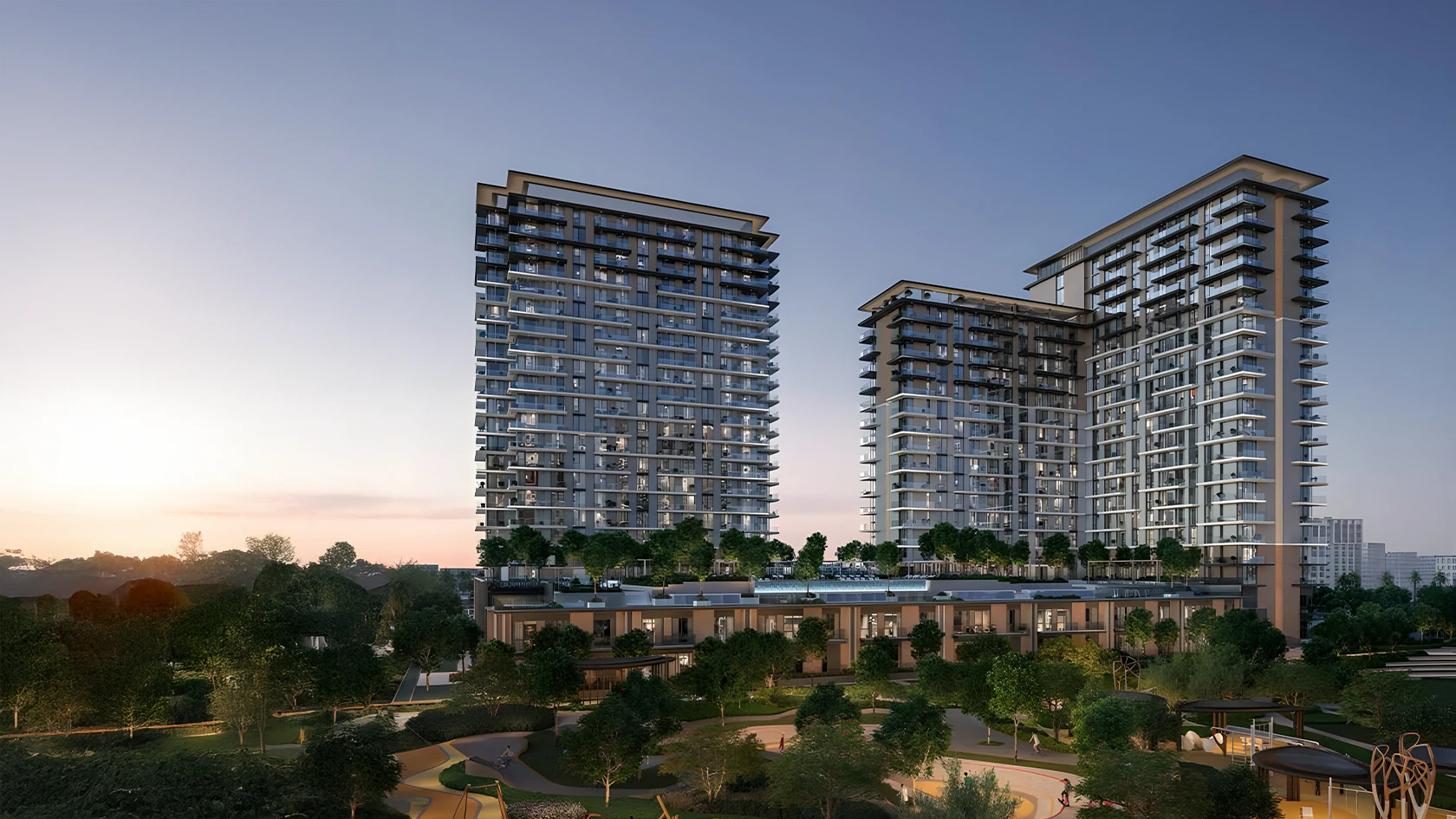 Апартаменты и таунхаусы Emaar Vida Residences Hillside at Dubai Hills Estate