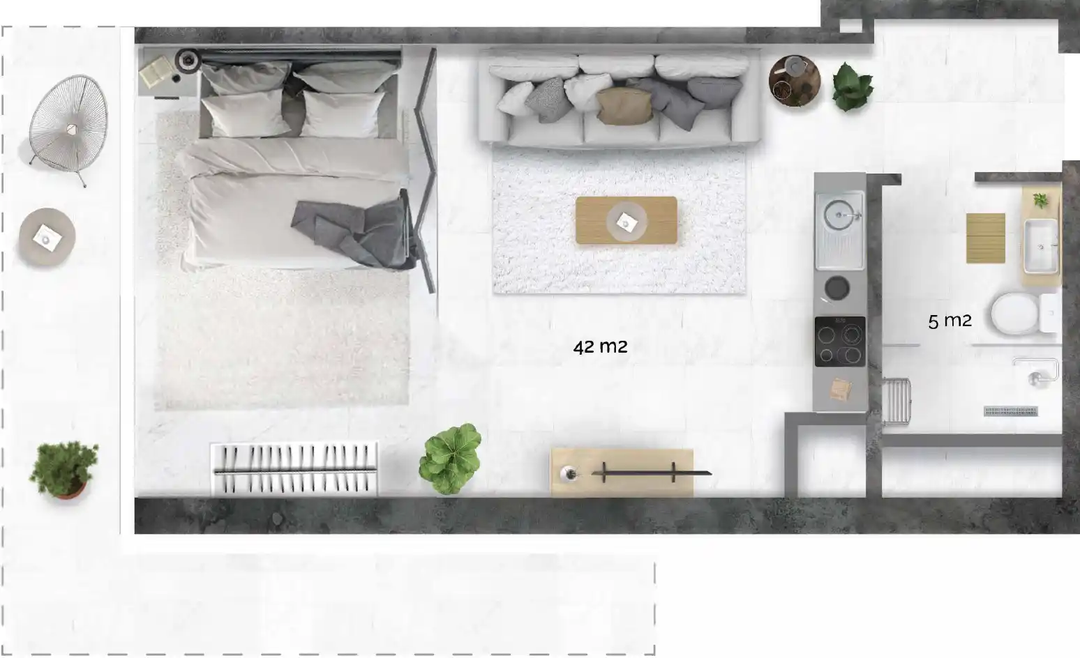 Floor Plans of Radiant Marina Towers