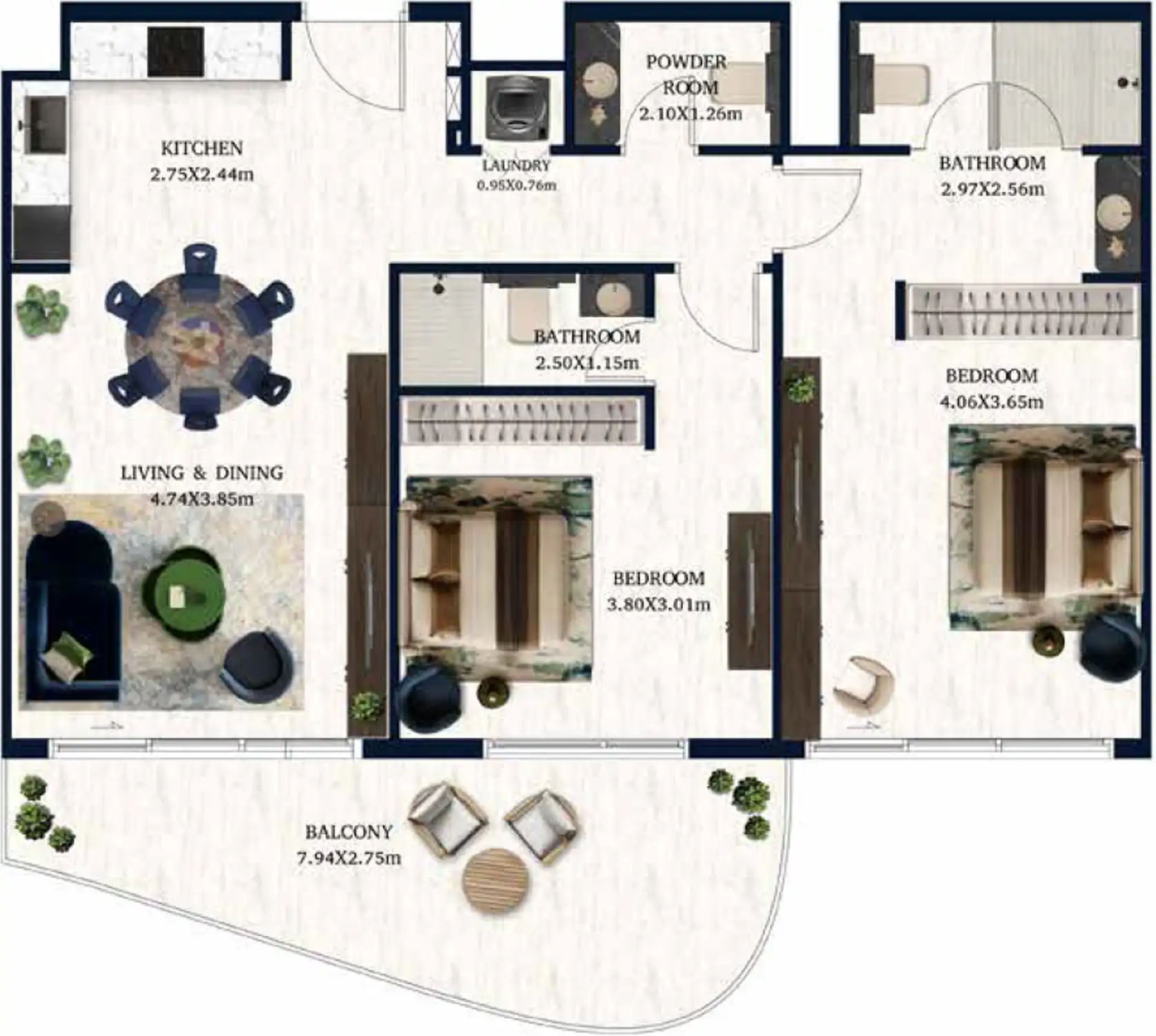 Планировки Jacob & Co Residences by Mantra
