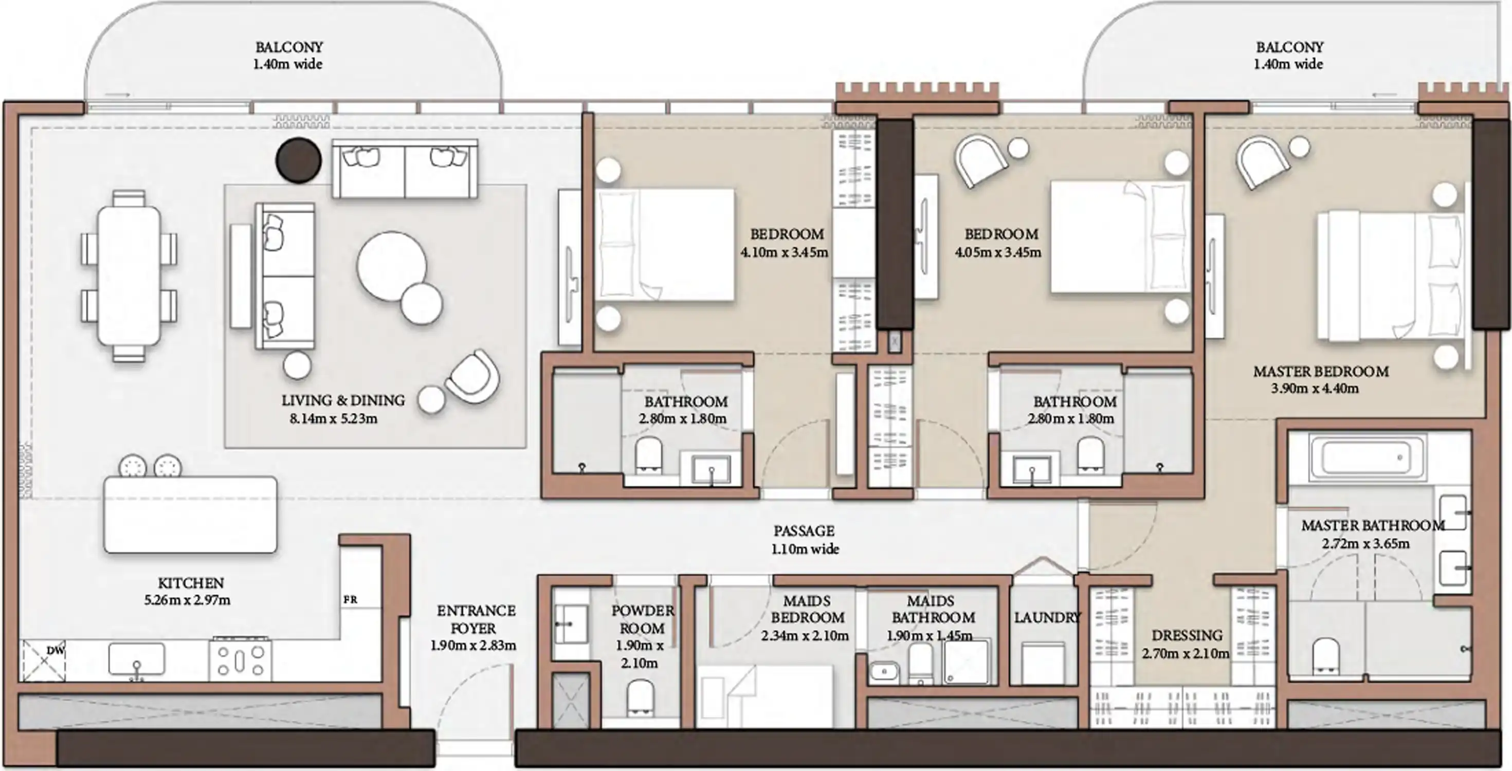 Планировки Meraas The Edit at d3