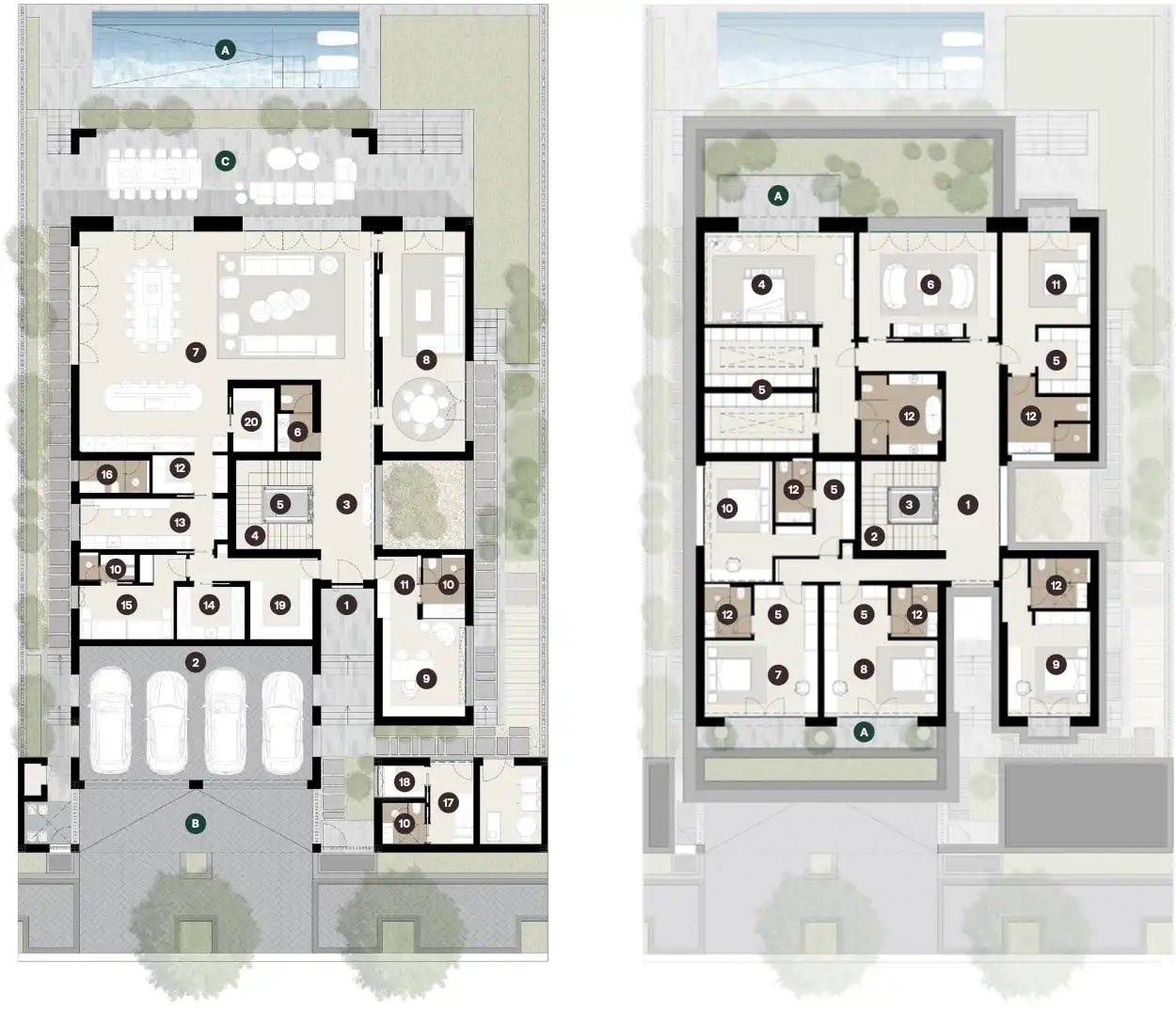 Планировка Hudayriyat Golf Estates by Modon