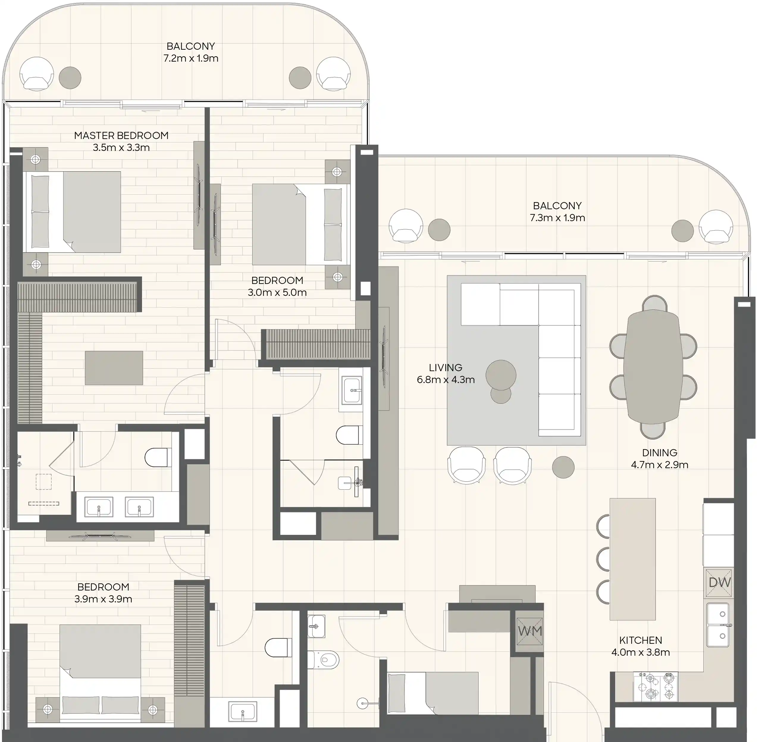 Floor Plans of LIV Maritime