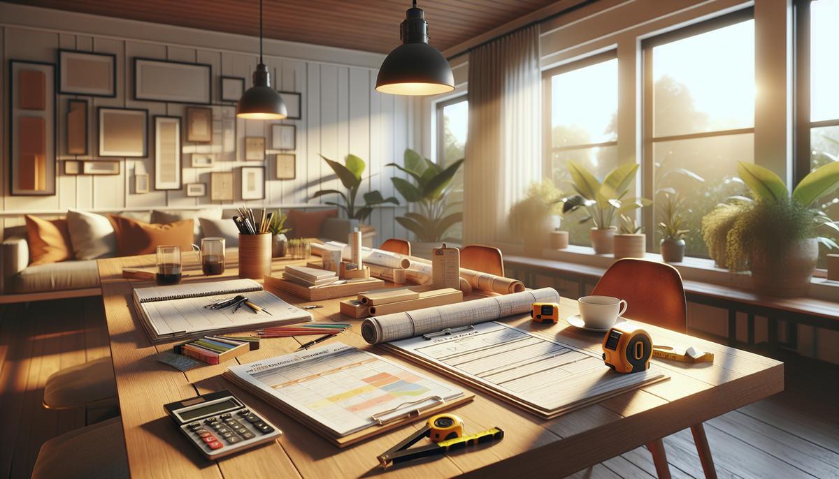 Смета и календарный план ремонта: как сделать до старта Смета и график ремонта на столе