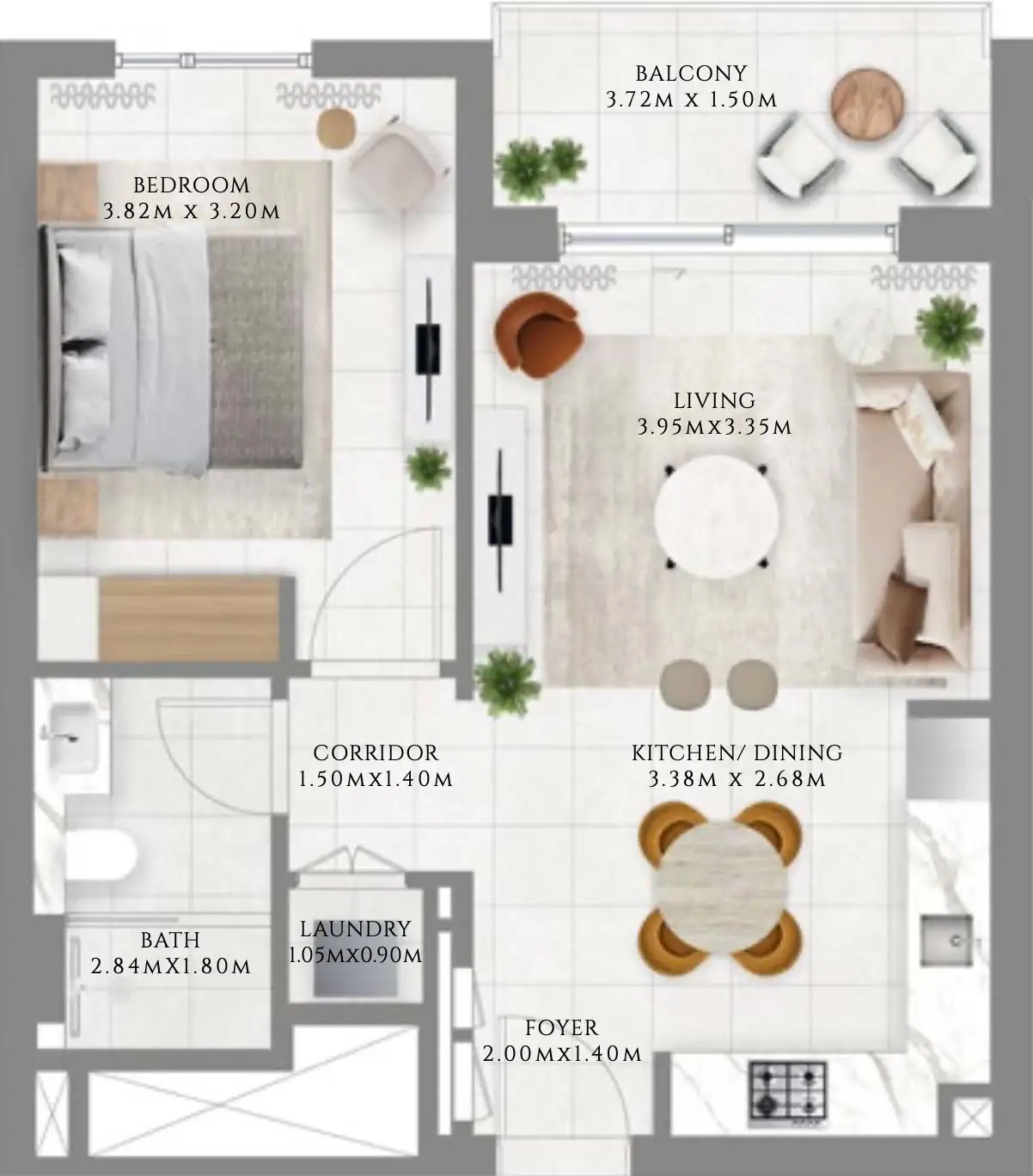 Floor Plans for Emaar Park Lane in Dubai