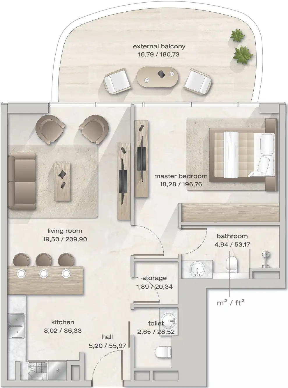 Floor Plans of Zephyra Residences