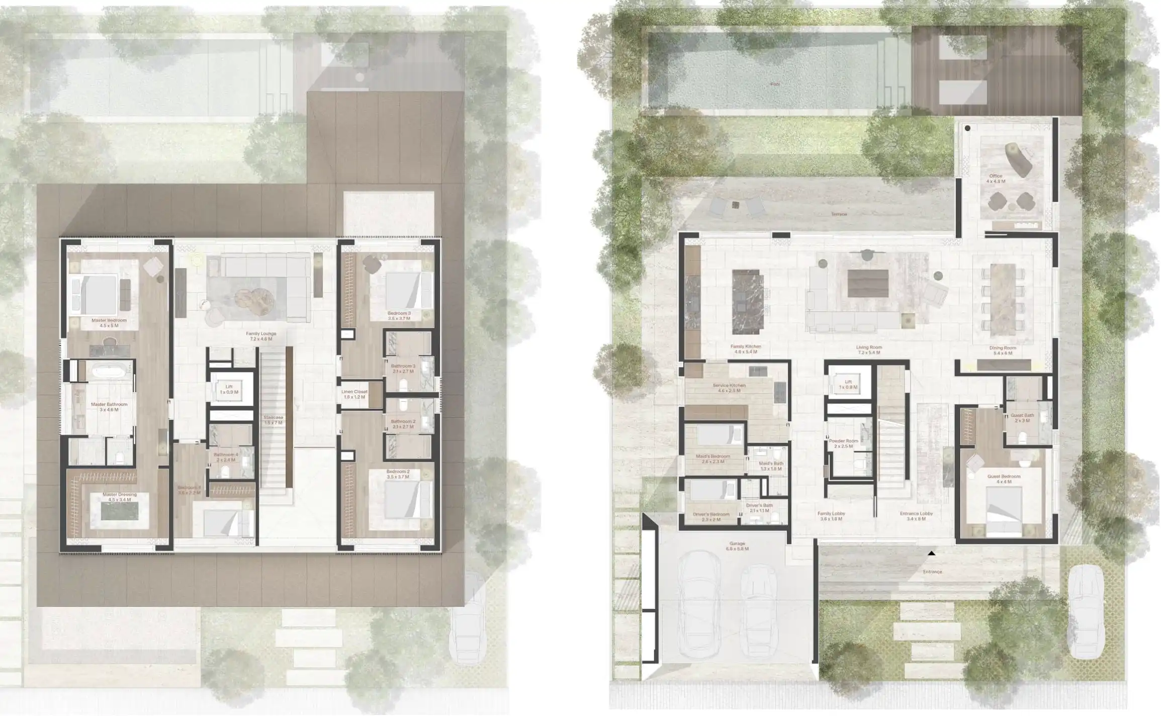 Floor Plans of Eden Hills Villas