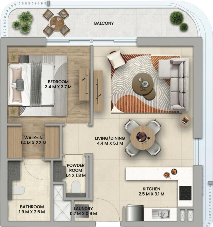 Floor Plans of Aldar Nouran Living