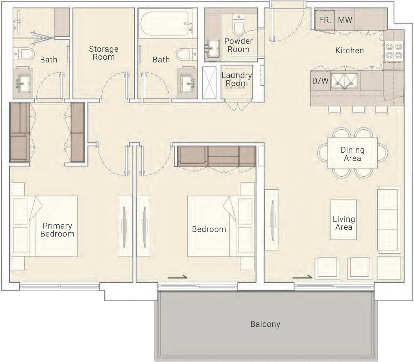 Floor Plans of Ellington Rosemont Residences